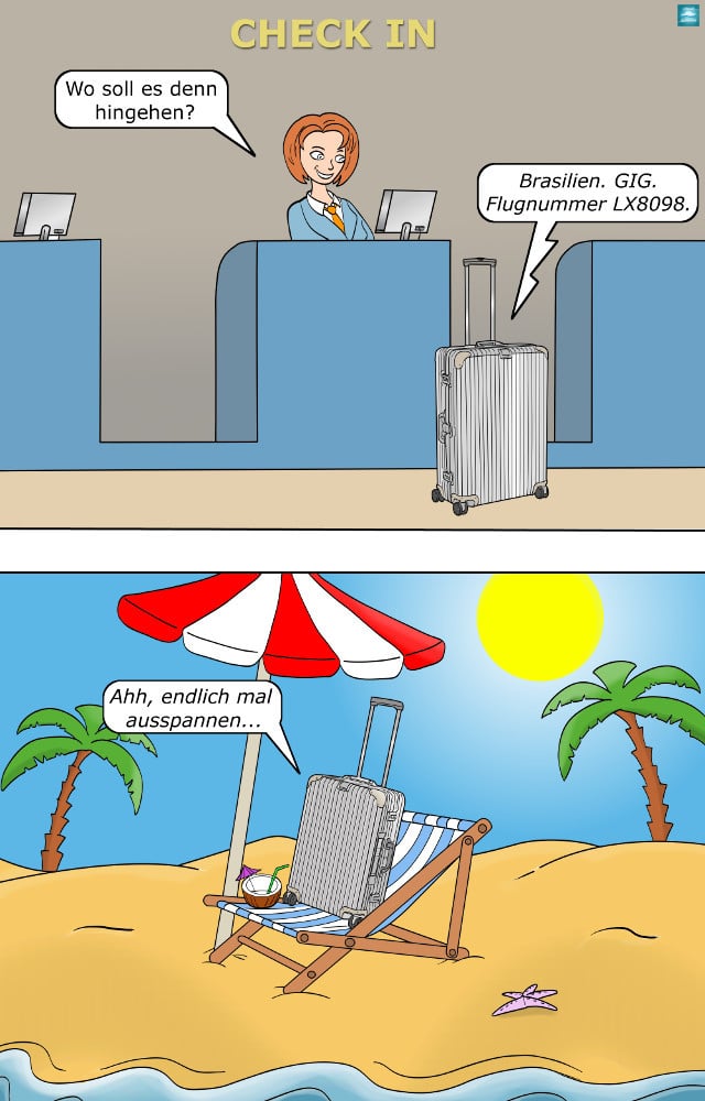 smarter Koffer Rimowa Cartoon 