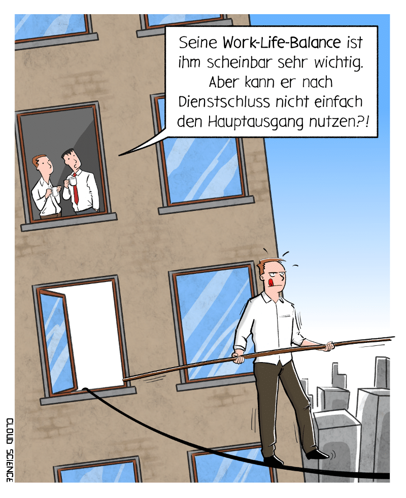 Work-Life-Balance Cartoon